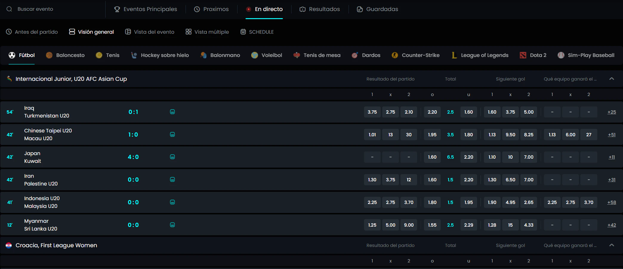 Cosmobet Casino apuestas deportivas y esports